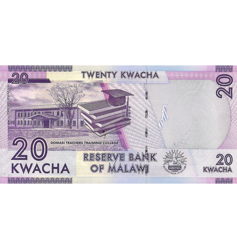 Malawi 20 Kwacha 2015-2016 Pick 57